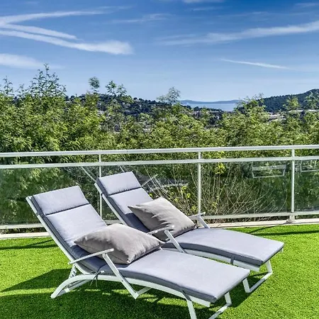 Magnifique Contemporaine Vue Avec Piscine Chauffee Toute L'annee, Proche De Saint-tropez * Cavalaire-sur-Mer